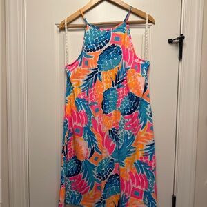 EUC Lilly Pulitzer Pineapple Sleeveless Dress